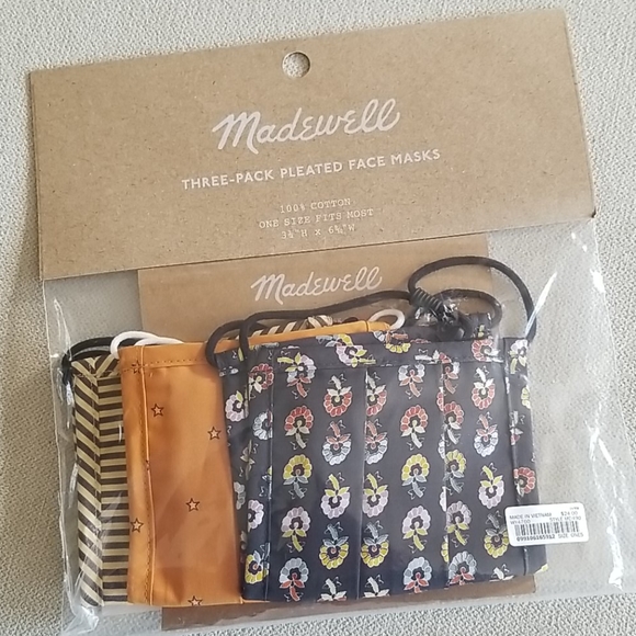 Madewell Accessories - Madewell Adjustable Masks - Set of 3